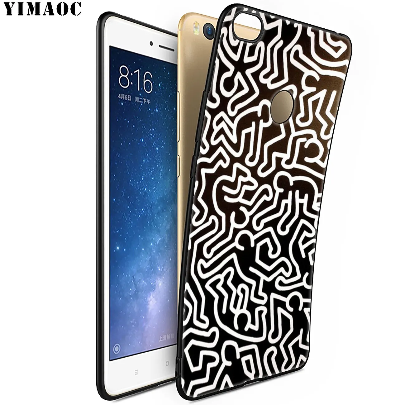 Мягкий силиконовый чехол для телефона YIMAOC Keith Haring art Для Xiaomi MI 10 9 9T CC9 CC9E A3 Pro 8 SE A2 Lite