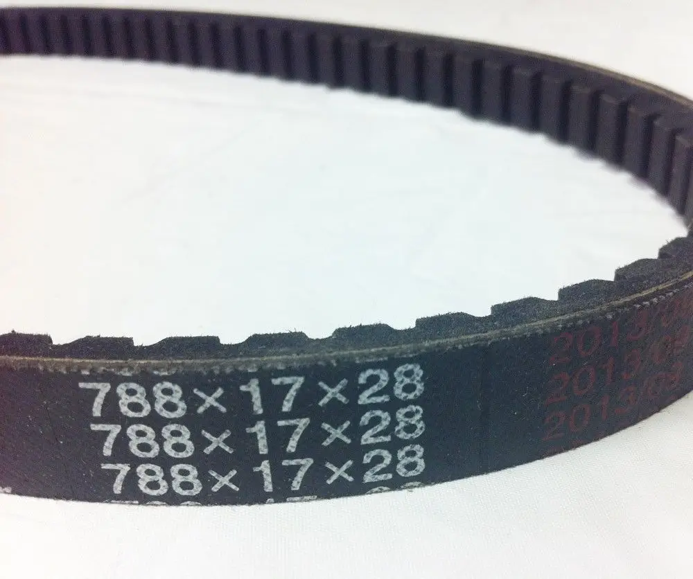 OEM Quality CVT Drive Belt 788 17 28 Strong and Durable! on 50cc 2 stroke scooters 788 17 28 Jog