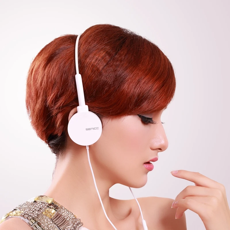 SENICC iC2 аудио Мобильный Over-Ear наушники с микрофоном для мобильного MP3 ноутбука