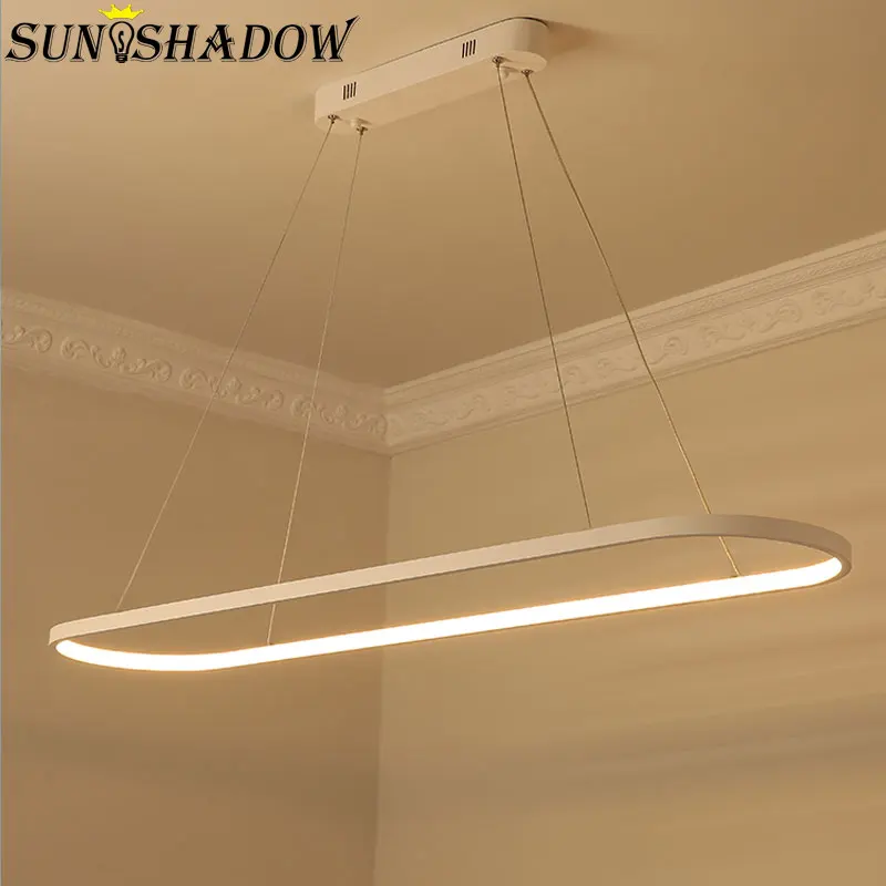  Modern Pendant Light LED Pendant Lamp White&Black finished For Dining room Living room Kitchen Ligh - 32981886837
