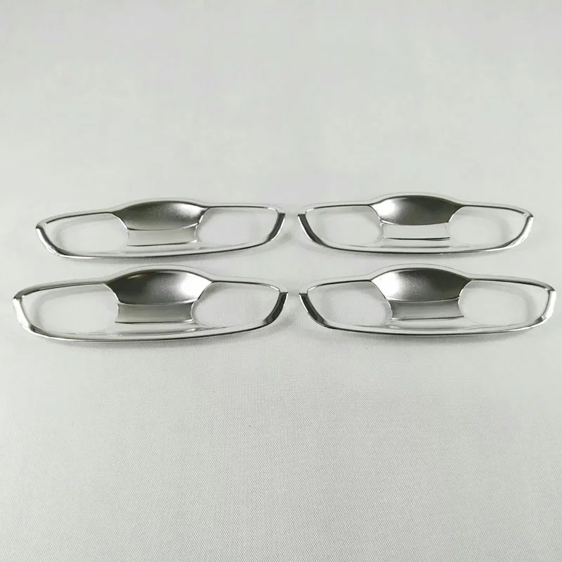 For Touran 2016 2017 2018 2019 ABS Plastic Car Door protector handle Bowl  Cover Trim accessories car styling 8pcs For Touran 2016 2017 2018 2019 ABS Plastic Car Door protector handle Bowl  Cover Trim accessories car styling 8pcs