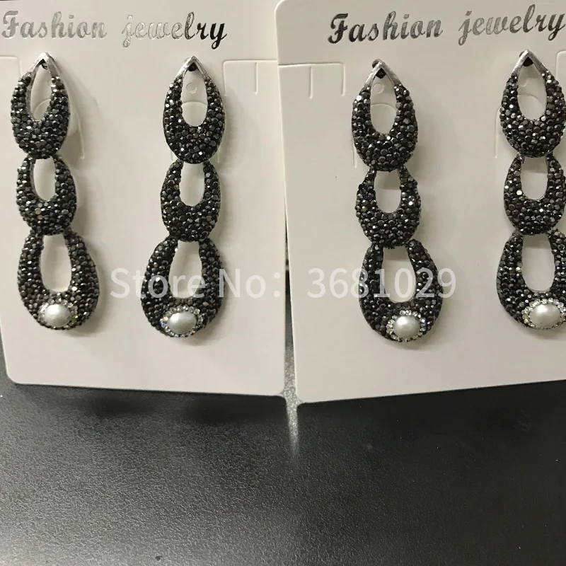 

Изысканные роскошные длинные серьги-кисточки с подвеской и серьги для вечернего платья