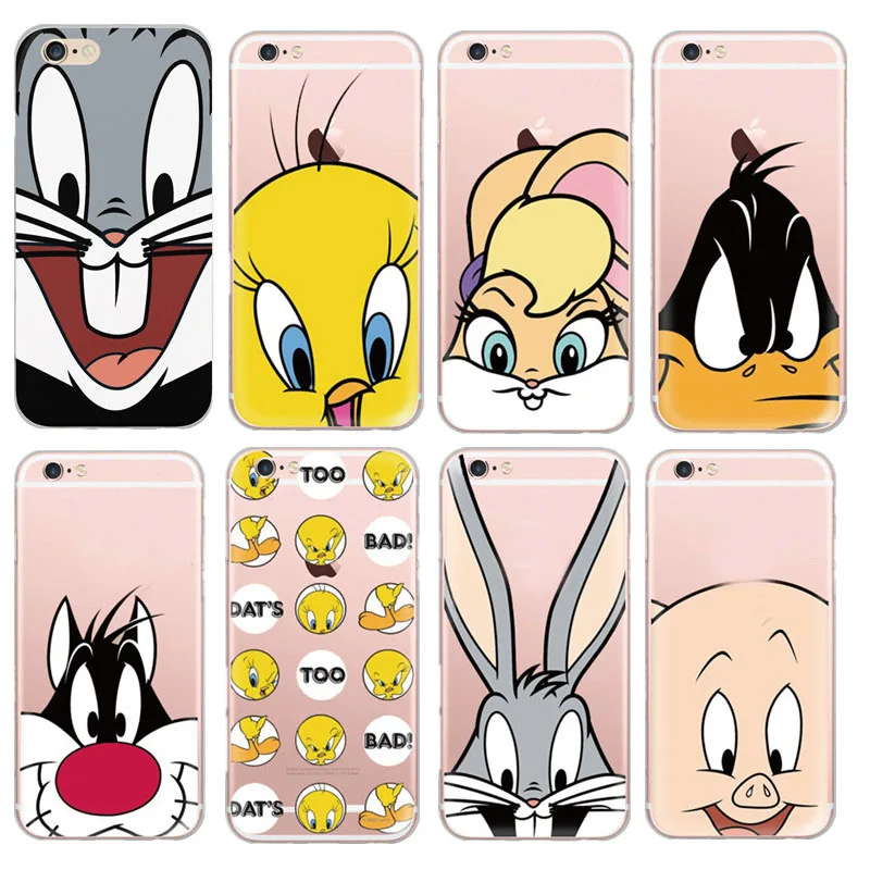 Bugs Bunny TweetyBird Daffy Duck Looney Tunes Case For