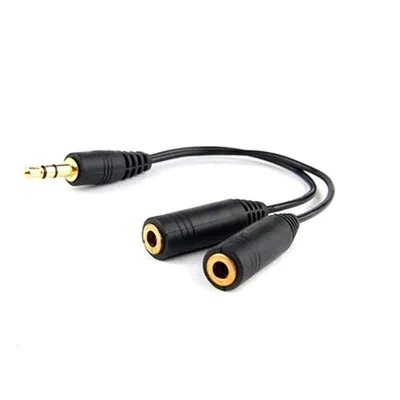 3.5 mm Headphone Earphone Audio Cable Micphone Y Splitter Adapter 1 Female to 2 male Connected Cord to Laptop 3.5 mm Headphone Earphone Audio Cable Micphone Y Splitter Adapter 1 Female to 2 male Connected Cord to Laptop