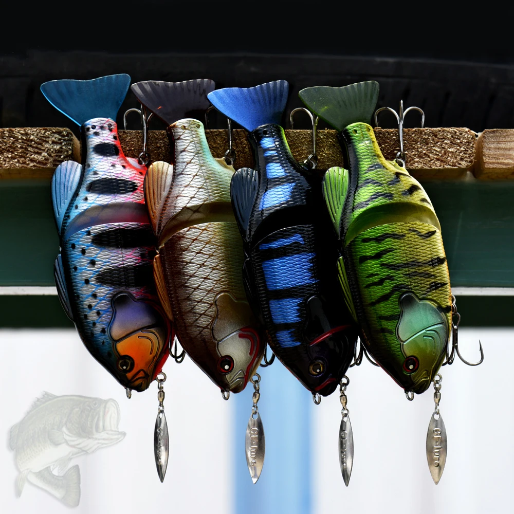 120 مللي متر 50g 140 مللي متر 70g توبواتر العائمة Swimbaits صوتها الطعم باس الصيد إغراء البلطي مع سبينر