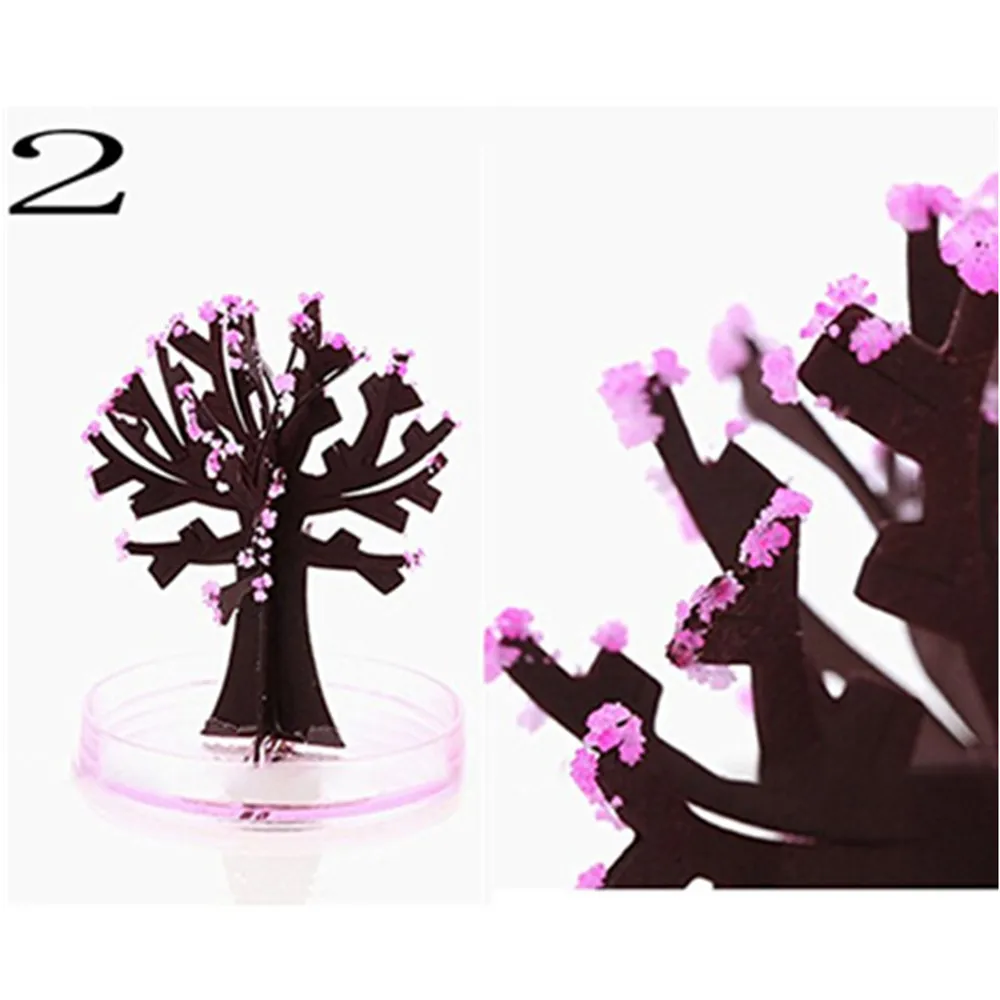Crystal Growing Sakura Paper Tree Cherry Novelty Toy