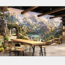 Обои для рабочего стола beibehang на заказ фото домашнего декора гостиной спальня под Винтаж европейские бренды МСТ пейзаж фон обои