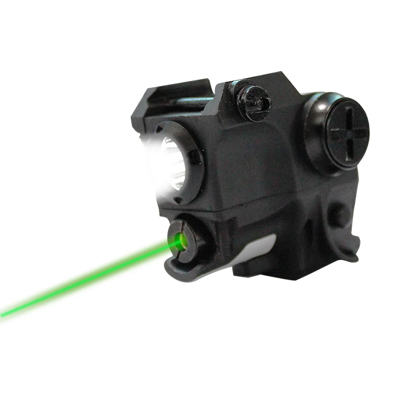 

Laserspeed Compact Green Pistol Laser Light Combo Home Defense Weapons Tactical Laser and Flashlight Aiming Device