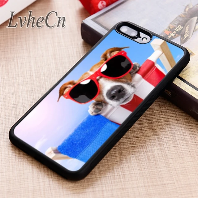 LvheCn Jack Russel Beach Chair phone Case cover For iPhone 5 6 6s 7 8 plus X XR XS max 11 12 Pro Samsung Galaxy S7 S8 S9 S10 | Мобильные