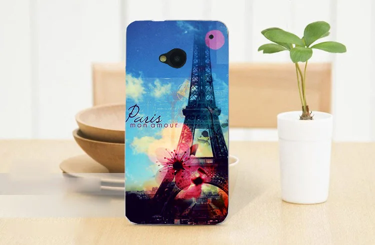 Новинка 2015 Модный чехол с рисунком для HTC Desire SV T326e жесткий пластиковый задняя