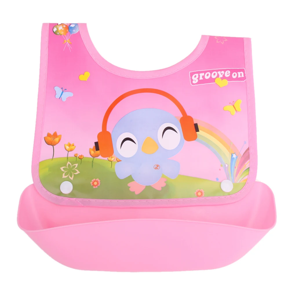 Kartun Bayi Oto Dilepas Kartun Silika Gel Bib Tahan Air Bayi Bib Air