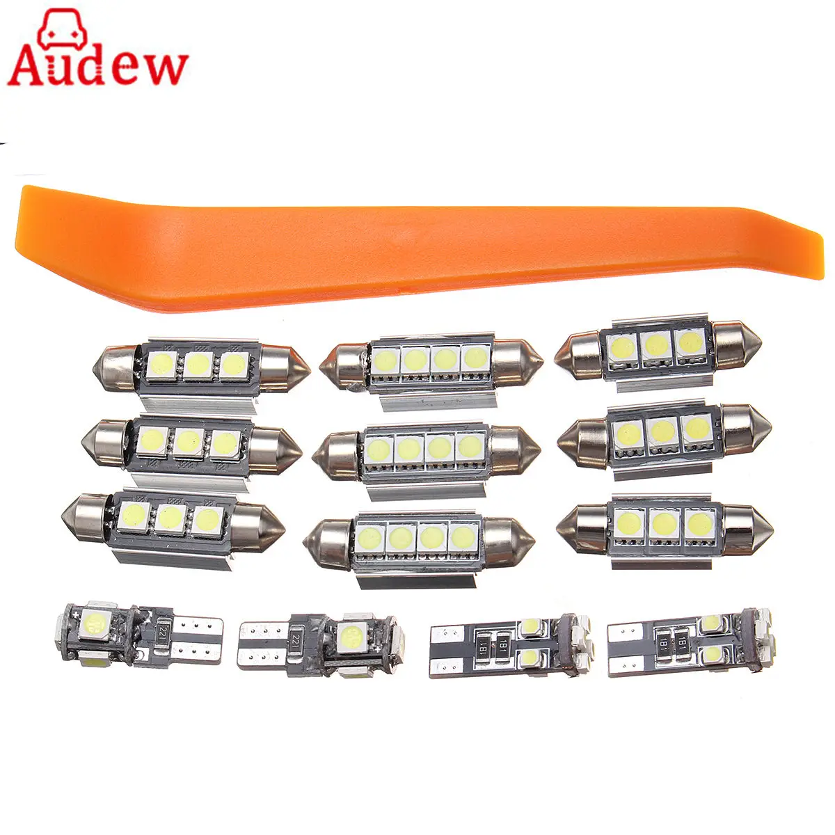 

for VW Polo 6 R(2013-2015) 13Pcs White Car error free Interior LED Light Lamp Kit