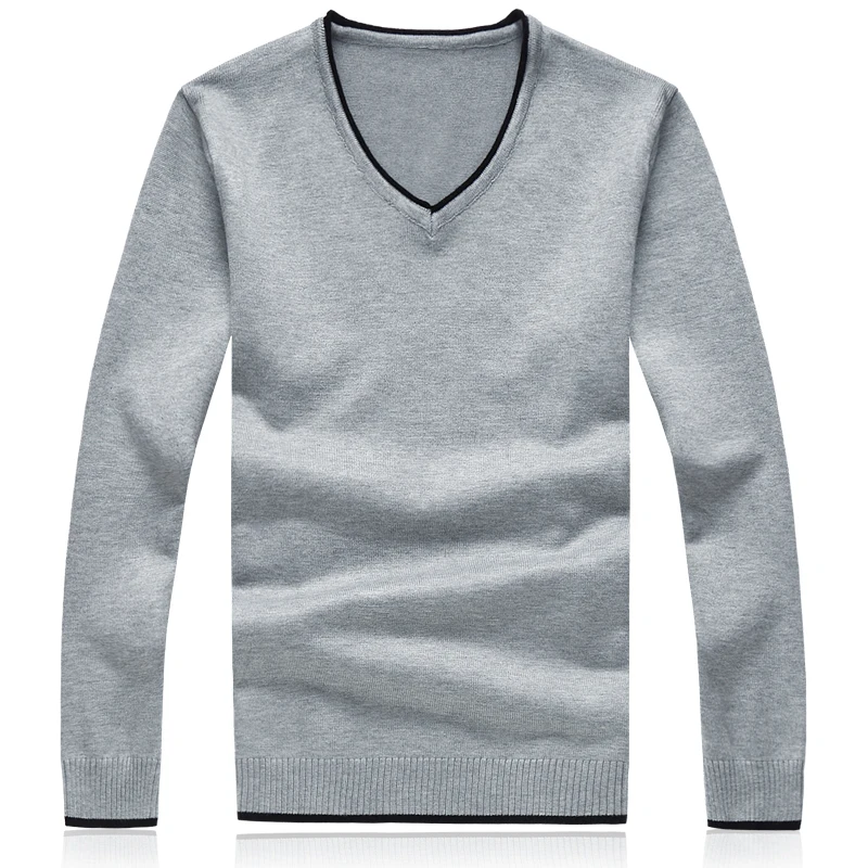 Осень-зима 5 цветов с длинными рукавами свитера мужские модные Повседневный пуловер тонкий теплый свитер мужской