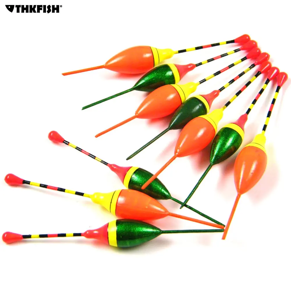 10 Pcs/Lot 2 3g Fishing Floats Bobbers Mixed Size & Color