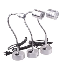 1 Вт/3 Вт/5 Вт светодиодный настенные светильники гибкая труба лампа для чтения светильники переключатель вилка фото прожектор