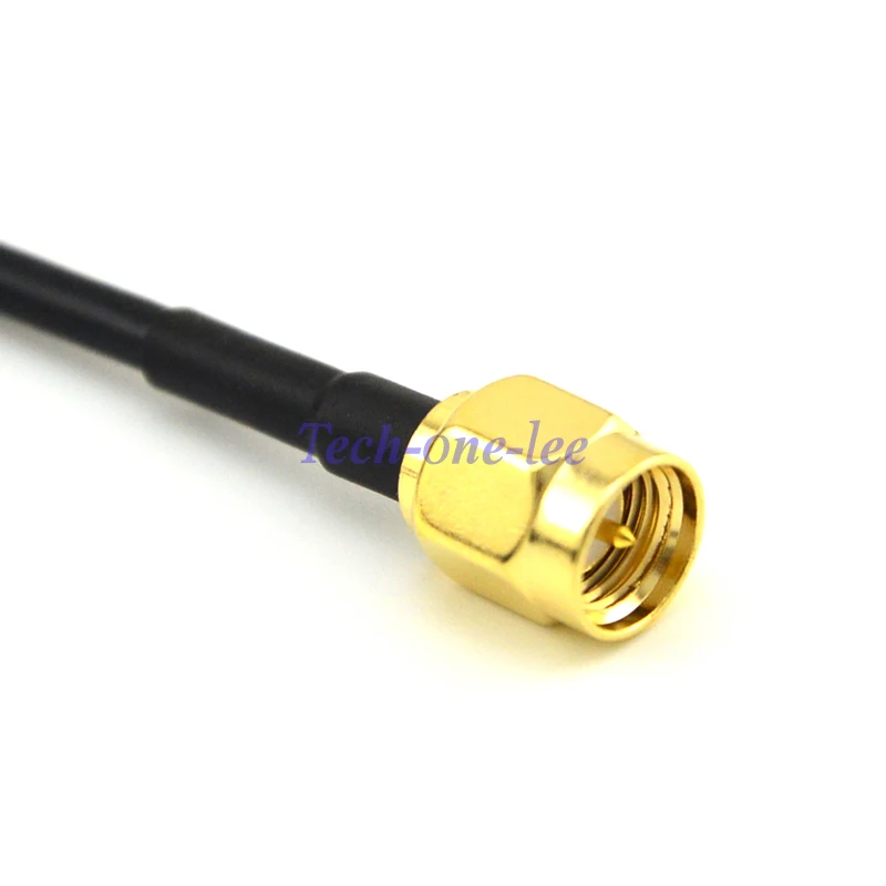 1 piece 3DBi Gains ADS B 1090Mhz SMA Male Plug Connector Aerial Magnetic Base RG174 3M 4