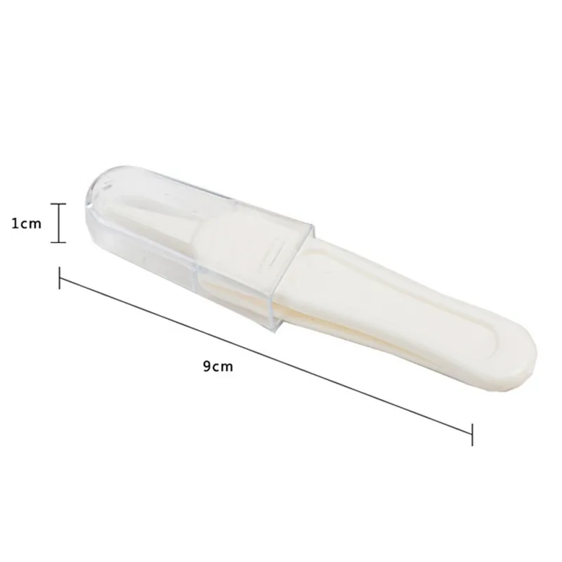 Товары для ухода за ушками для младенцев, зажим для ушей, безопасный удобный зажим для ушей, милый зажим для носа для маленьких мальчиков и девочек, белый цвет