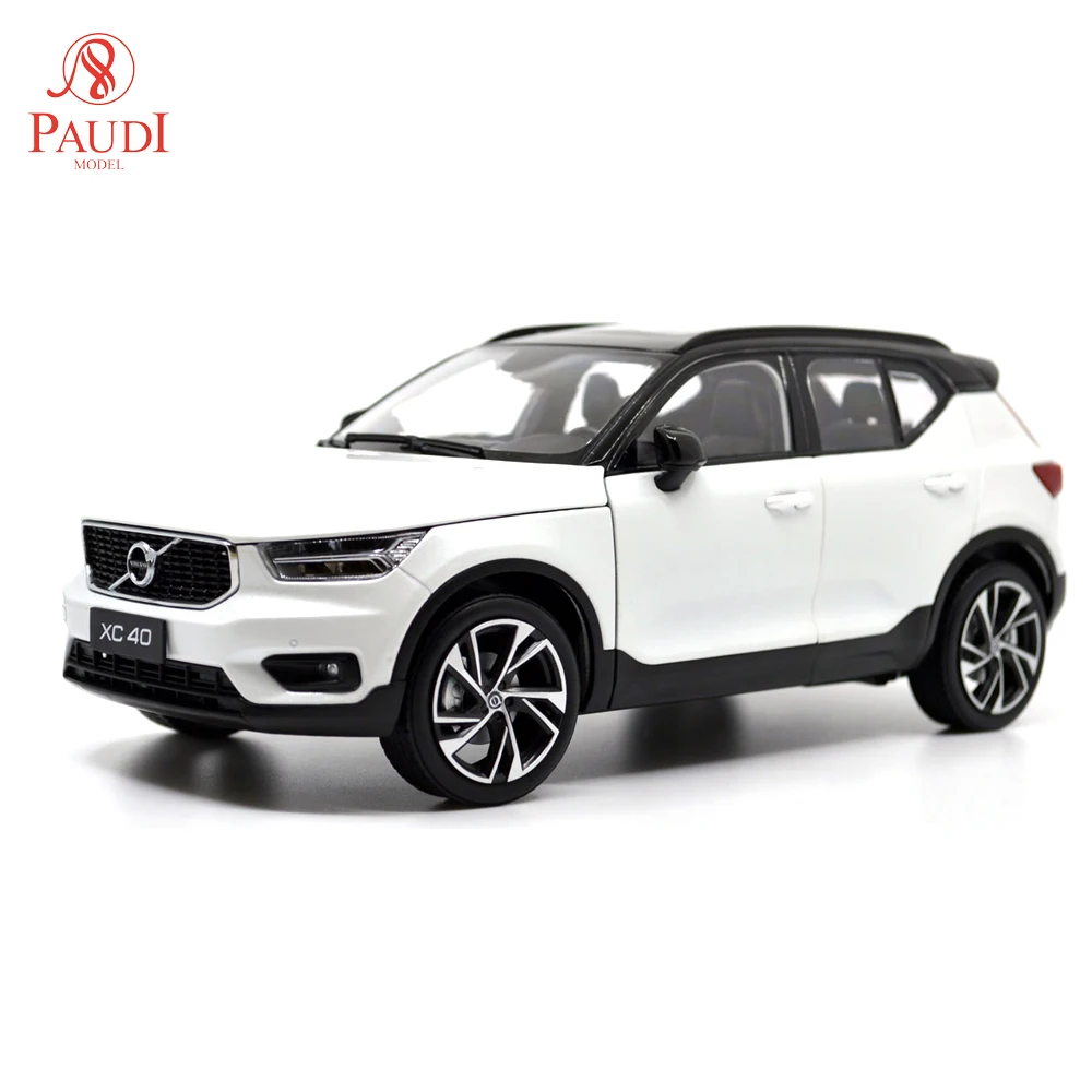 1/18 1:18 весы Volvo XC40 2018 белый Статический Моделирование литья под давлением модель