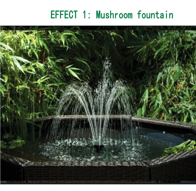 

SOBO Koi Pond Filter Fountain Pump Pool Fountain Filter All-in-one Machine Fountain+LED Rockery GardeningLandscaping 40W 300L/H
