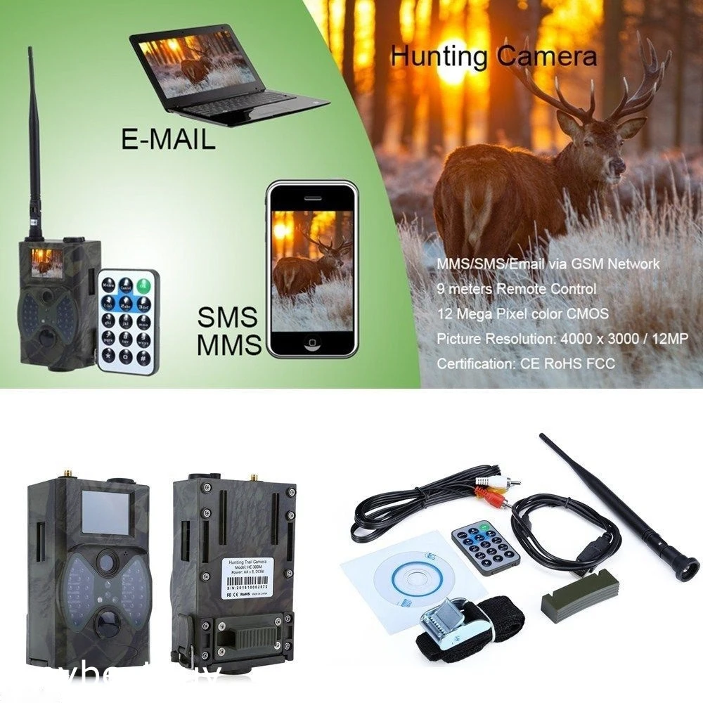 

High SensitivityTrail Camera Motion Detection Infrared 12MP HC300M 940nm night visioHunting Trail Animal Camera Infrared GSM MMS