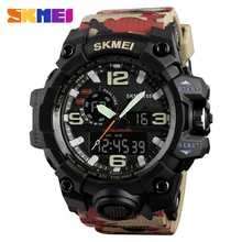 SKMEI Top Brand Military 50M Waterproof Army Alarm Quartz Digital Watch Sports LED Electronic Wristwatch Relogio Masculino