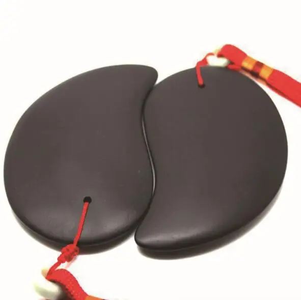 

Acupuncture Massage Comb /Natural Si Bin Bian Stone Black Bian Stone Massage Guasha comb /Natural Bian-stone Healthcare Necklace