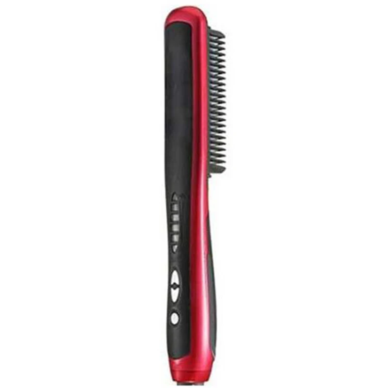 Adomaner Brush Hair Straightener Comb Fast Electric Straightening Magic