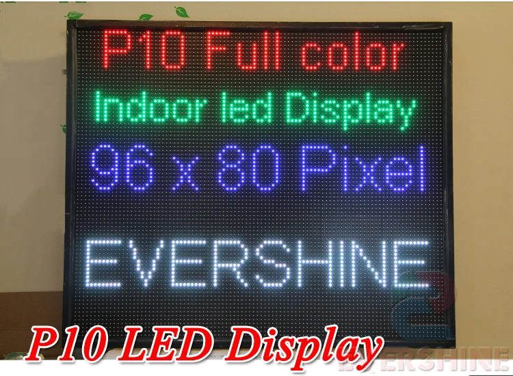 High Definition P10 Indoor Full Color LED Display Moudle 320x160mm LED Video Display Screen size 38''x32'' (7)