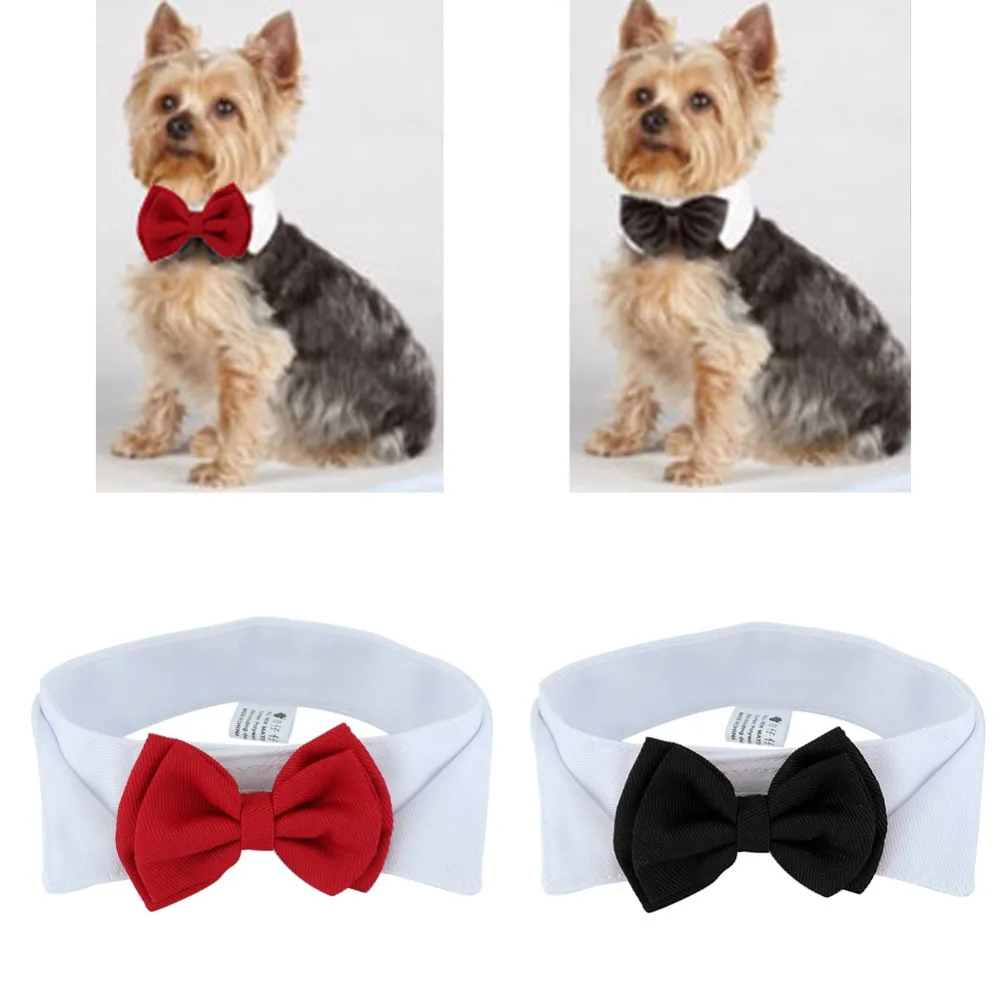 New Arrival Handsome Dog Cat Bow Tie Groom Tuxedo Costumes Pet Dogs Tie
