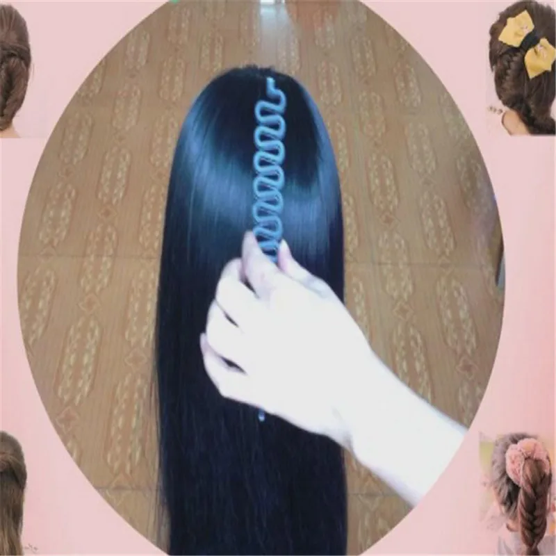 New Hair Braiding Hair Roller With Hook Magic Twist Styling Braiding Tool Bun Maker Hair Accessories New