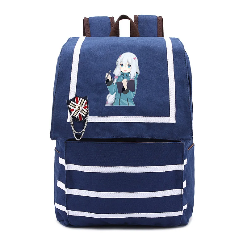 Anime Eromanga Sensei Backpack Sagiri Izumi Bags Cute fashion Student School Bag Travel Backpack for Girls Canvas Bags