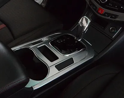 Chrome Gear Shift Trim Molding Cover Frame gear molding trim ear shift box cover sticker for