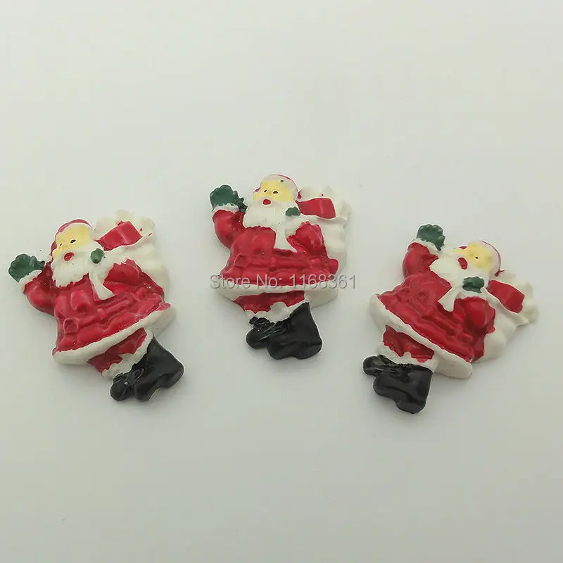 1pcs/lot resin flat back carry bag Christmas father 27mm Cabochons Hair Bow Center DIY Christmas decration C111-6