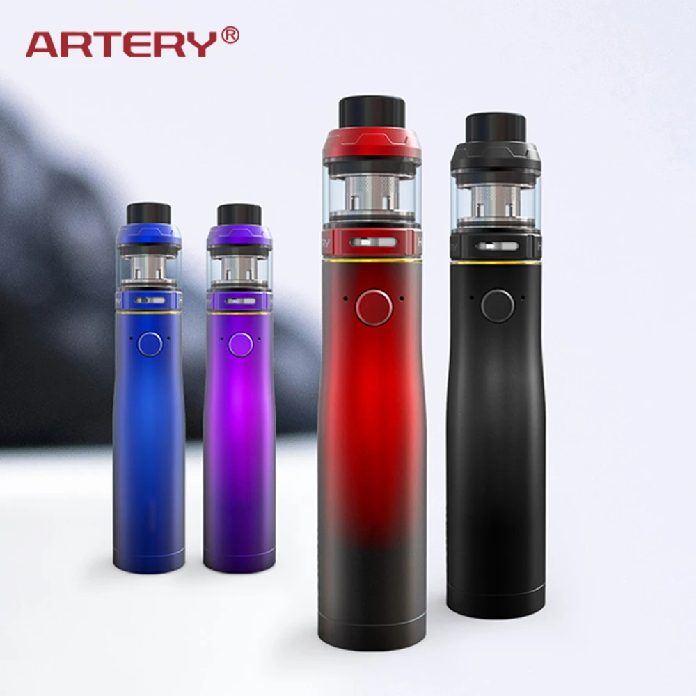 

ARTERY Baton Vape Kit Mechanical Mod 510 Thread 2ml 3ml Mesh Atomizer 18650 20700 21700 Battery Electronic Cigarette Shisha Pen