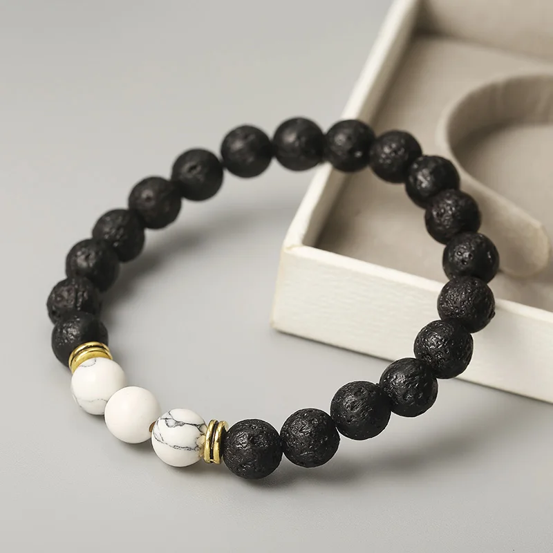

Hot Fashion Black Color Bead Bracelet For Women Men Charm Bracelet Birthday Gift For Friend Wholesale jewelry ssz2
