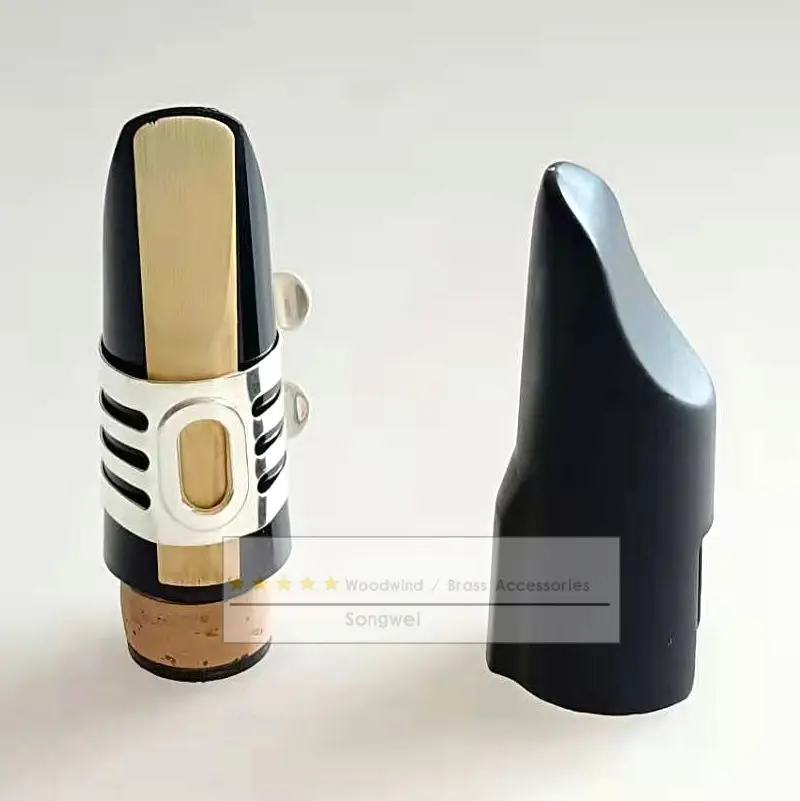 

Clarinet Mouthpiece with Cap Metal Buckle ligature Reed Clarinet Accessories