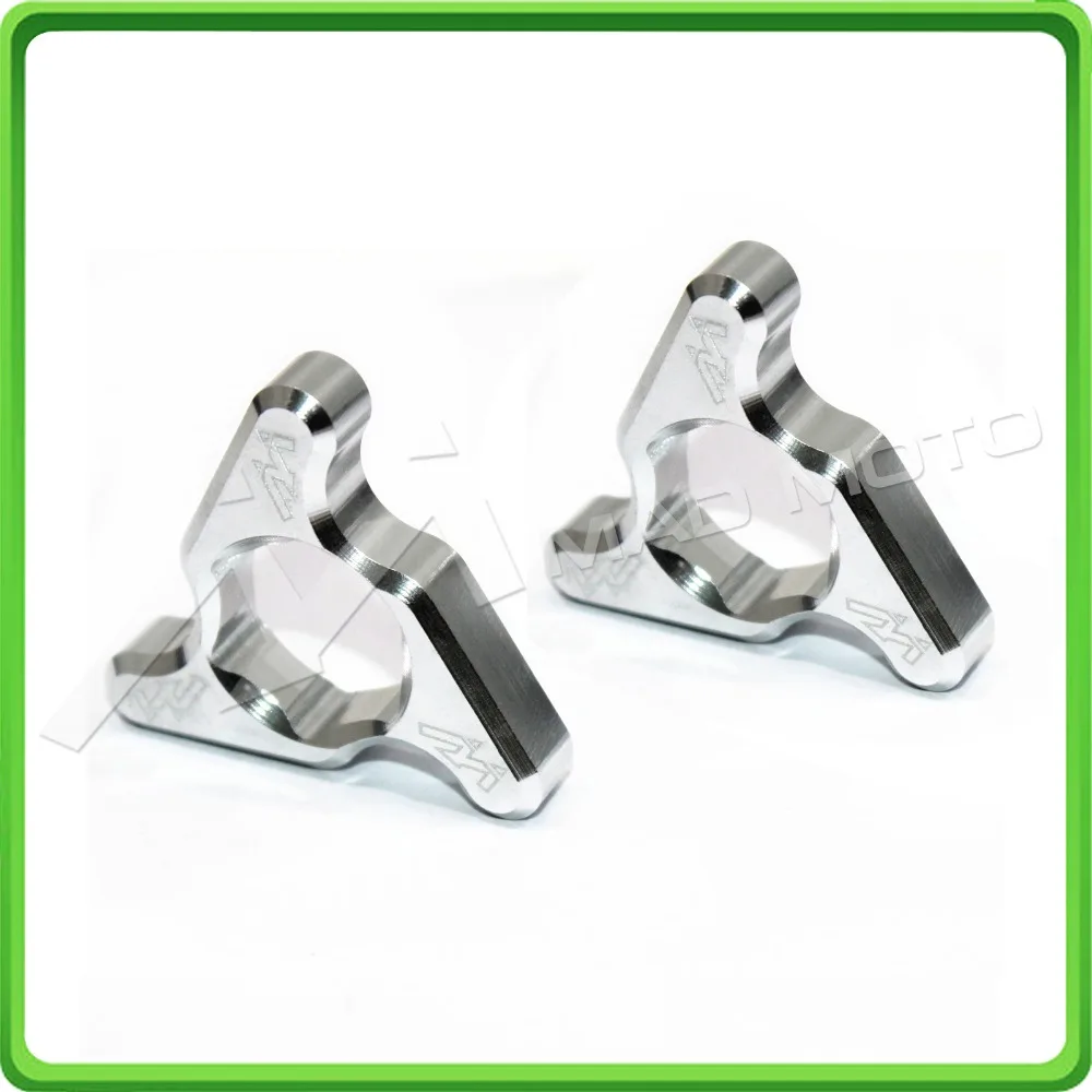 HUIHUAN MADMOTO 22mm Silver Fork Spring Preload Adjusters for Aprilia RSV4 R RSV4R 2010 2011 2012 2013 2014 Style C