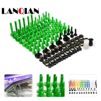 

motorcycle CNC Fairing Bolt Screw Fastener For kawasaki ninja 300 z750 z900 z1000 z800 er6n zzr 400 honda cbr 600rr