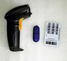 1D Handheld Wireless Barcode Scanner Portable Laser Bar Code Reader 2 4ghz wireless handheld laser barcode scanner gun black yellow