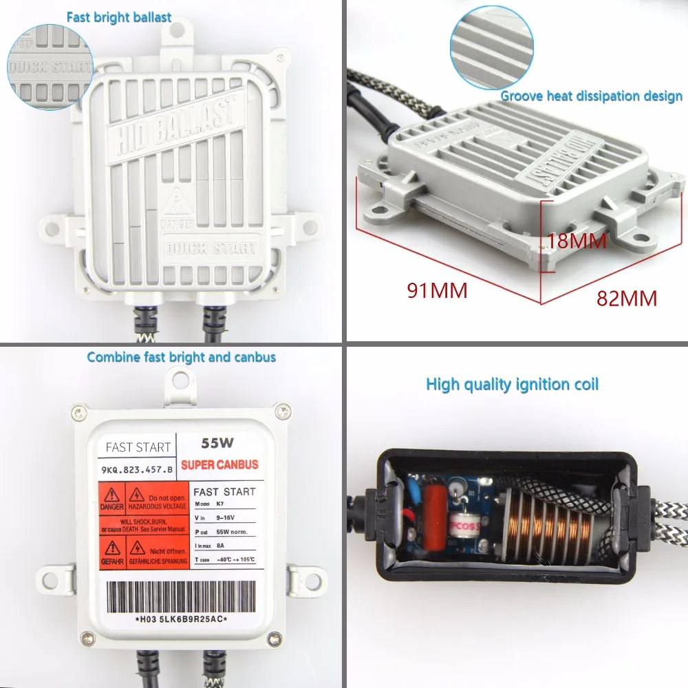 Автомобильный Rover 55 Вт HID Xenon комплект для преобразования H1 H11 H7 H4 hi lo Beam