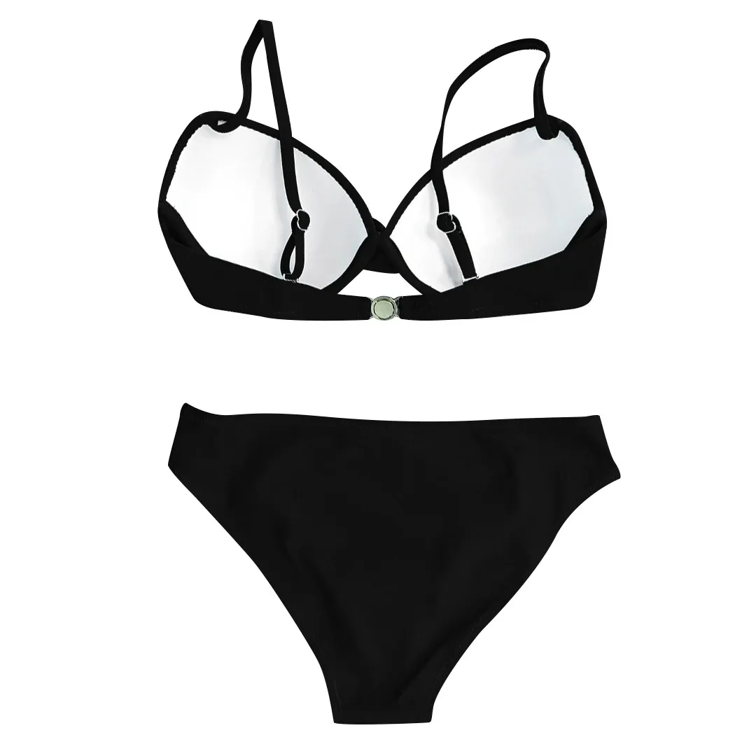 Женский летний однотонный купальник пуш ап бикини Бразильское монокини Maillot De Bain