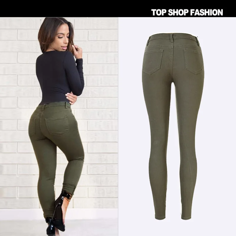 light green jeans womens