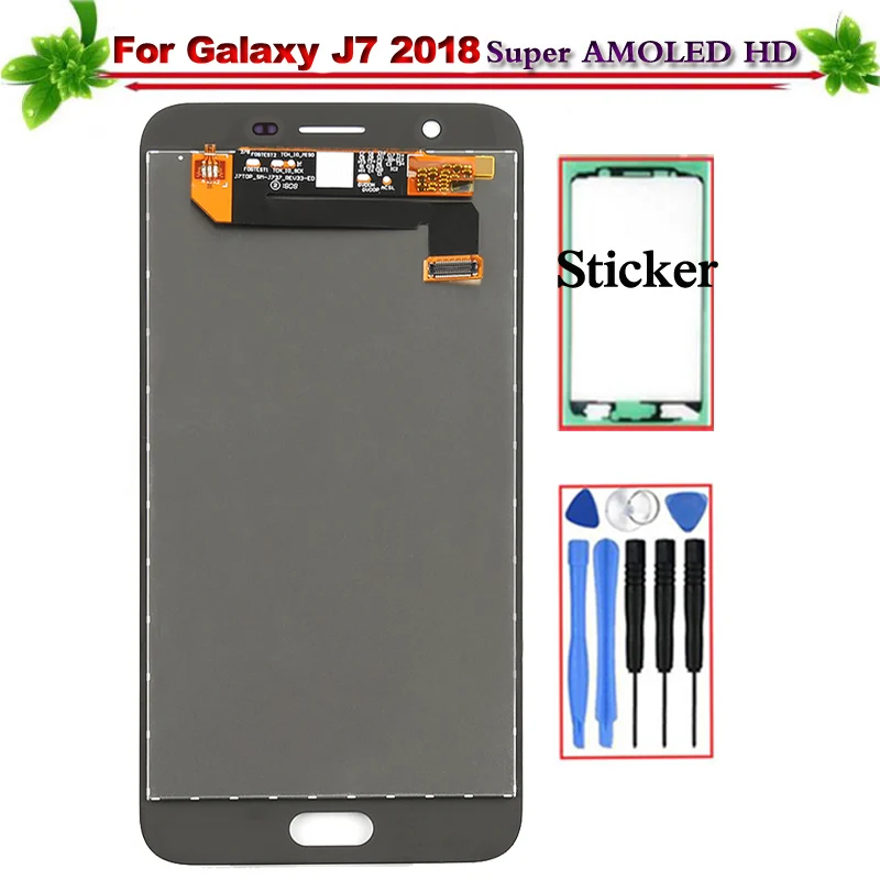 

for Samsung Galaxy J7 2018 J737 J737A J737P J737V J737T Lcd Display Touch Screen Digitizer Assembly Replacement Super Amoled