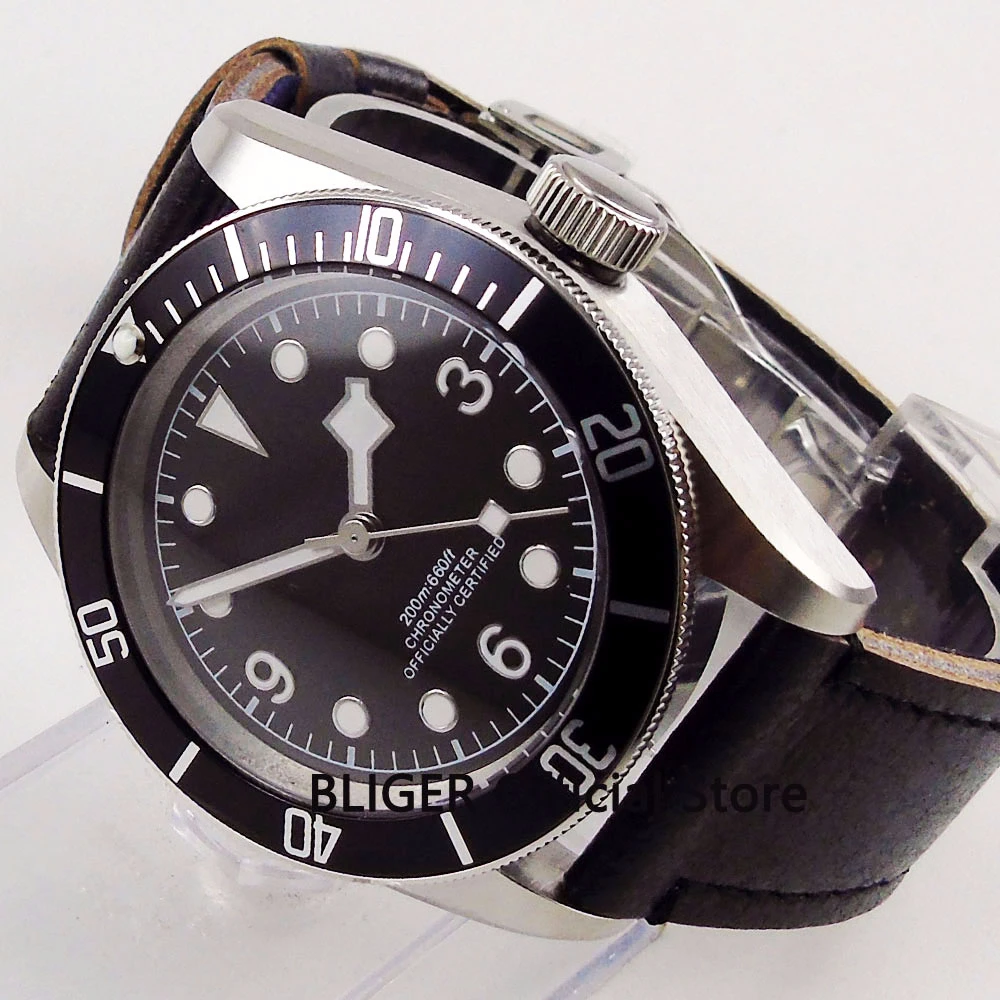 Buy Sapphire 41MM Men's Watch Black Sterile Dial
