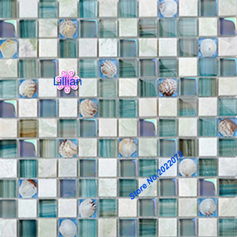 mother of pearl wall tile navy blue mosaic tiles beige travertine