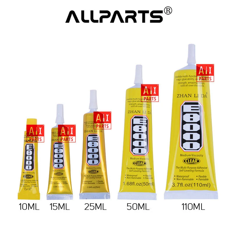 Best E8000 Glue 15ml/50ml110ml Multi Purpose Adhesive Epoxy Resin DIY