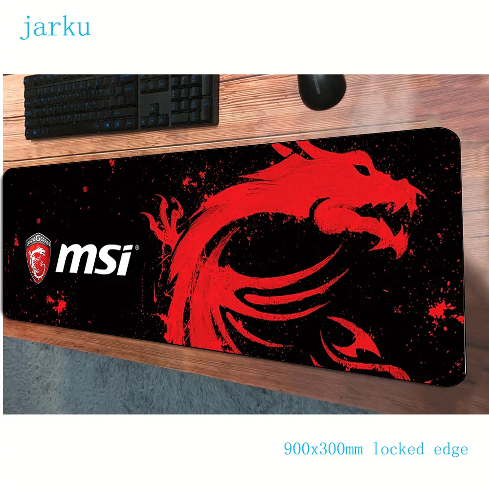 Большой коврик для мыши JARKU 90x30 см игровой подарок на Хэллоуин игровые коврики