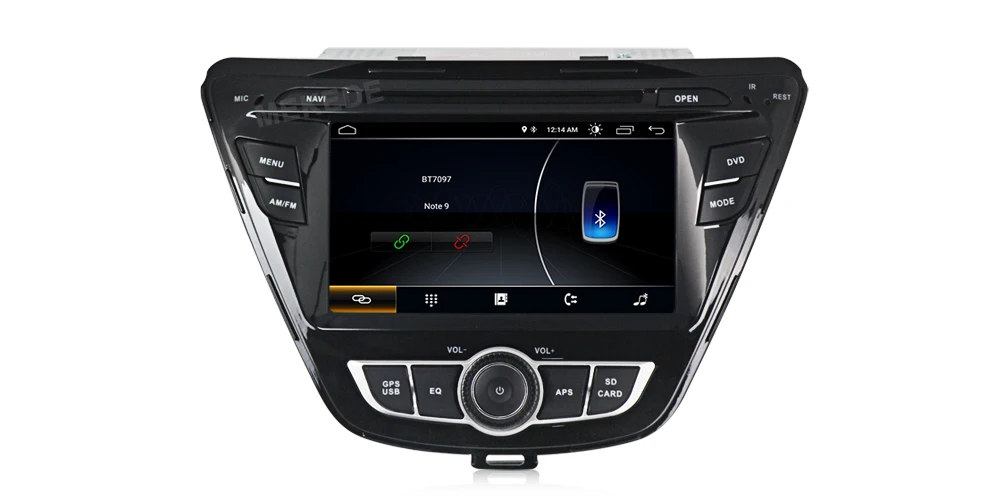 Discount MEKEDE Android 8.1 Car GPS Multimedia Navi Stereo Player For HYUNDAI  ELANTRA 2014 with Quad-core support Bluetooth wifi 12