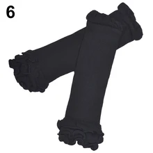 Faroonee/Новые брендовые Детские гетры для маленьких девочек; вязаные теплые носки в полоску; гетры для малышей; Наколенники Носки