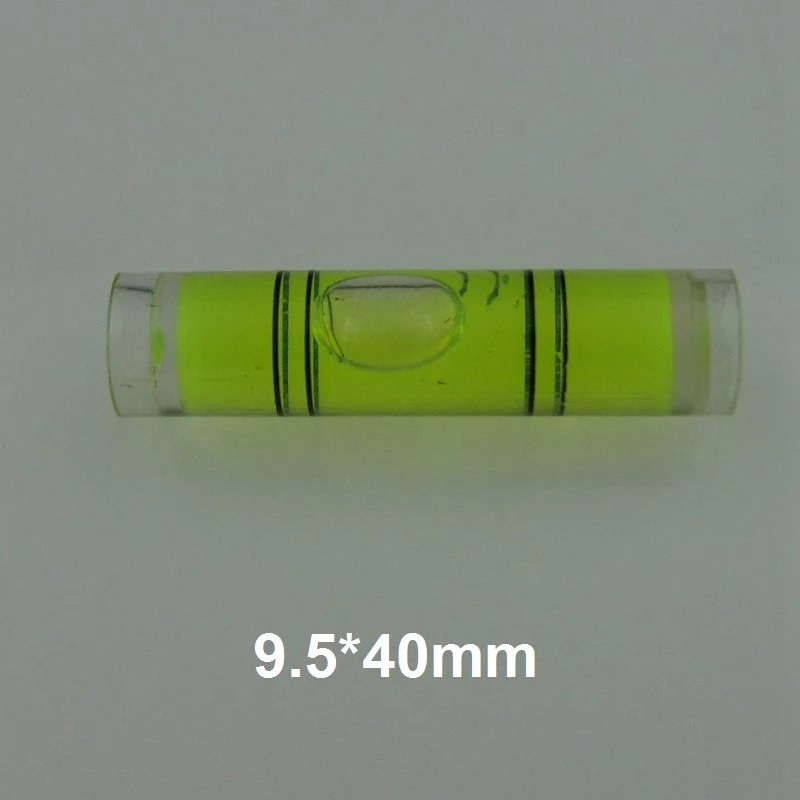QASE Diameter 9mm Plastic Tubular Spirit Level Bubble Mini bubble